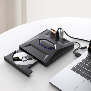 5in1 USB 3.0型外部光盘RW光盘驱动器，带SD/TF端口光盘刻录机笔记本电脑超级驱动器 - Product Image 3