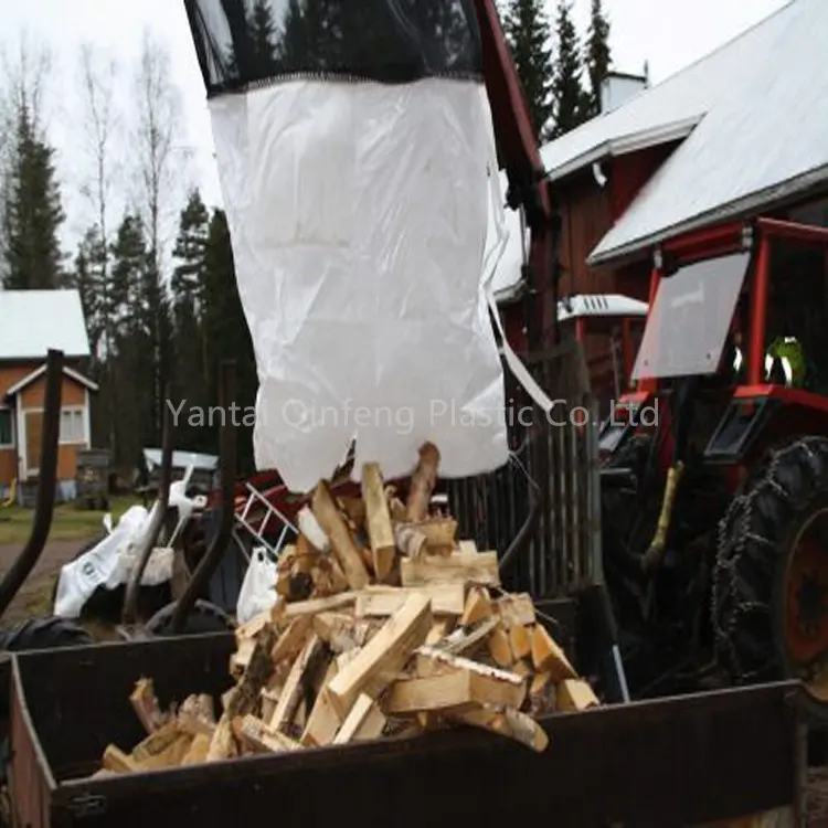 500kg Lenha Malha Respirável Ventilada Malha Big Jumbo sacos cebola sacos lenha sacos de embalagem para armazenamento ao ar livre