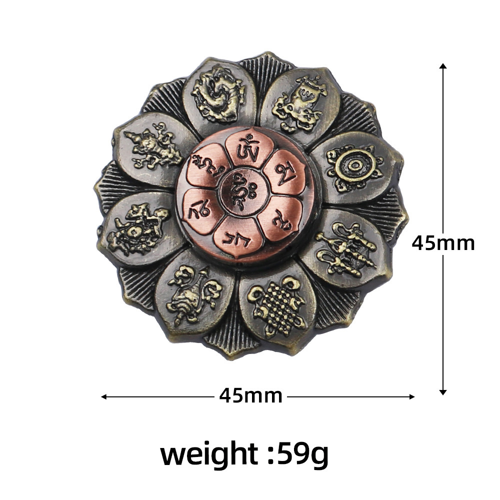 Gyro de lotus ancien vert