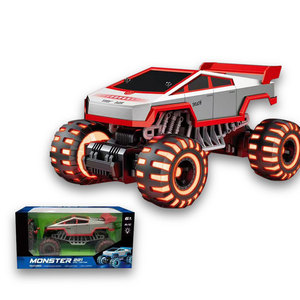 新着2.4G RCカー1/16リモコン4WDクライミング車両モデルクールライトとサウンド男の子のための最高のクリスマスギフト