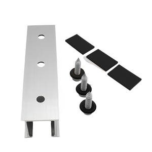 Hot Sell Popular Solar Energy Mini <strong>Rail</strong> Short <strong>Rail</strong> Racking Structure Solar Metal Roof Mounting <strong>System</strong> - Product Image 3