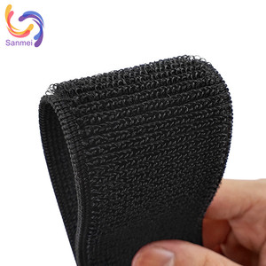 China Factory Price Soft Fabric Breathable <strong>Hook</strong> <strong>and</strong> <strong>Loop</strong> Adjustable Stretch <strong>Elastic</strong> <strong>Loop</strong> Strap for Garment - Product Image 3