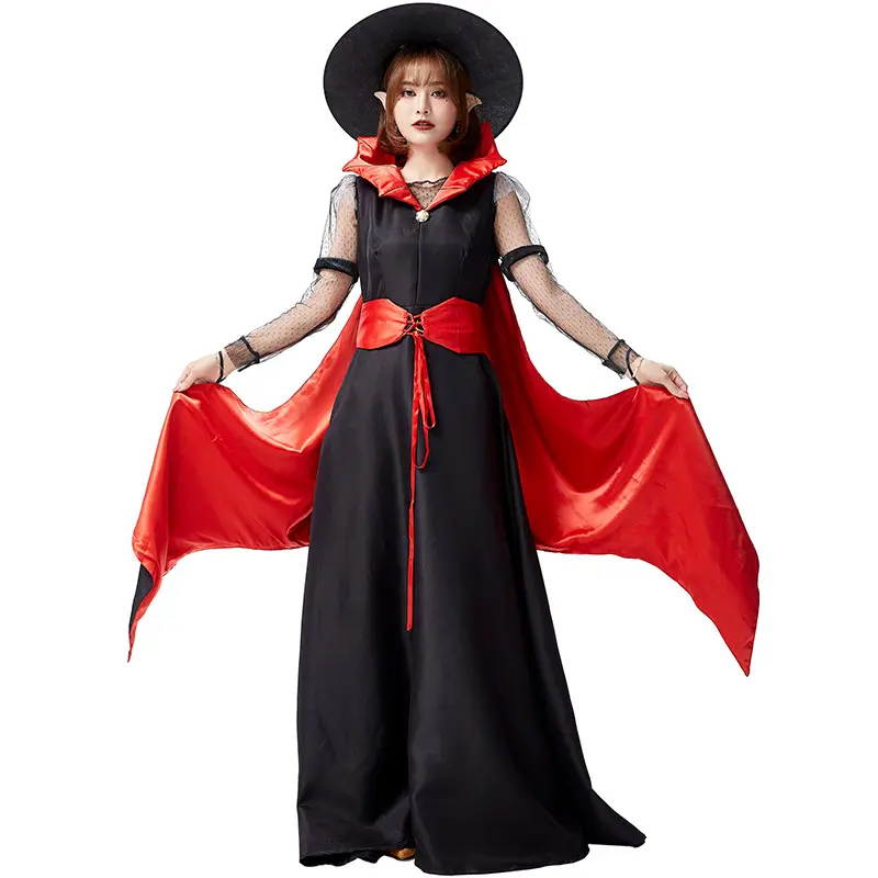 Mujeres carnaval Halloween vampiro murciélago Cosplay disfraz vestido de fiesta