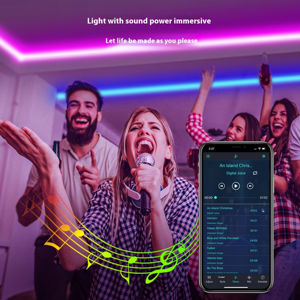 Ucuz 220v Rgb 60 72 96 144 5050 çip Led şerit işık Ip65 su geçirmez ev dekor akıllı şerit işıklar - Product Image 6