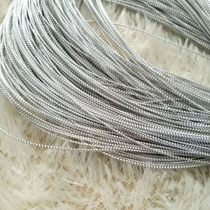 Cuerda metálica dorada de 1mm, cuerda de Navidad para hacer manualidades, para envolver, cuerda empaquetada de 100M - Product Image 6