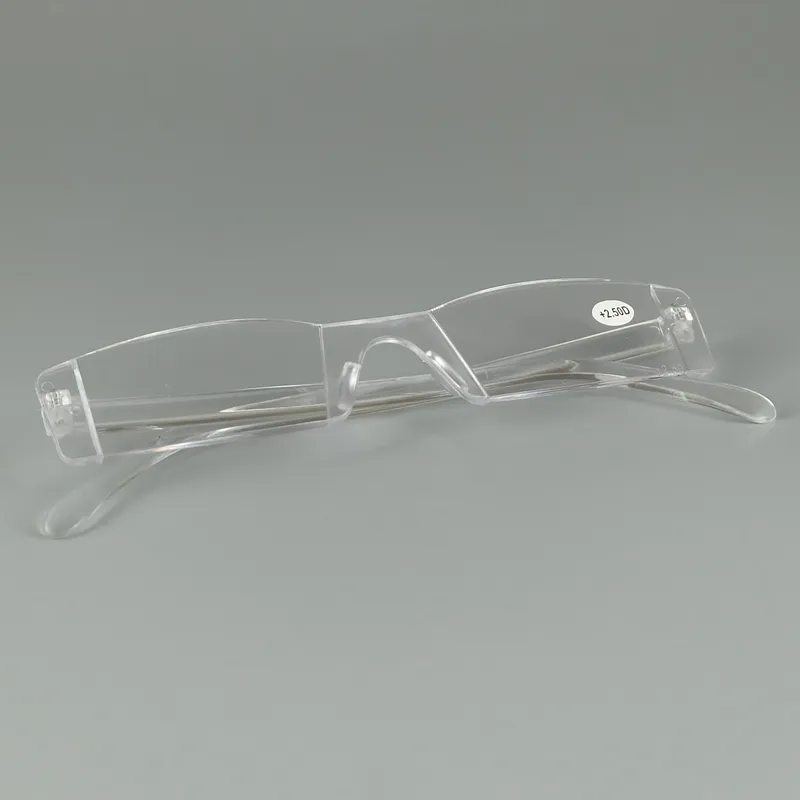 एक टुकड़े के साथ प्लास्टिक सस्ते पढ़ने Eyewear शक्ति लेंस स्लिम चश्मा पढ़ना