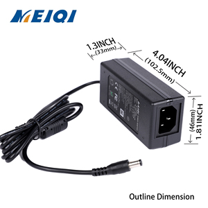 12 V 2A 3A 4A 5A发光二极管闭路电视桌面开关60W SMPS交流/DC适配器封闭式12伏5安培PSU电源适配器充电器ABS材料 - Product Image 4