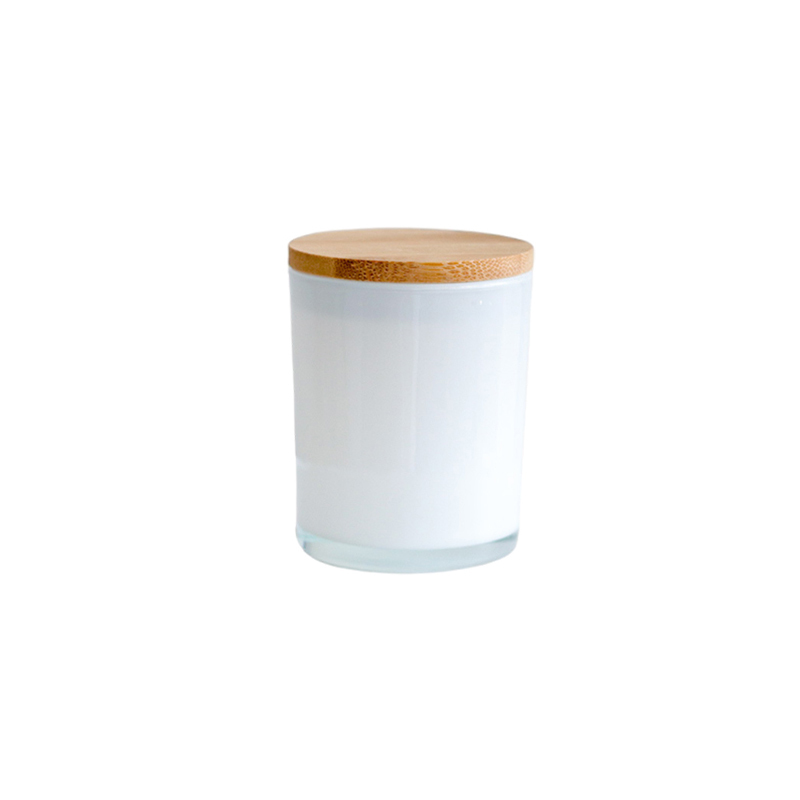 Pot à bougie blanc de 200 ml (pot uniquement)