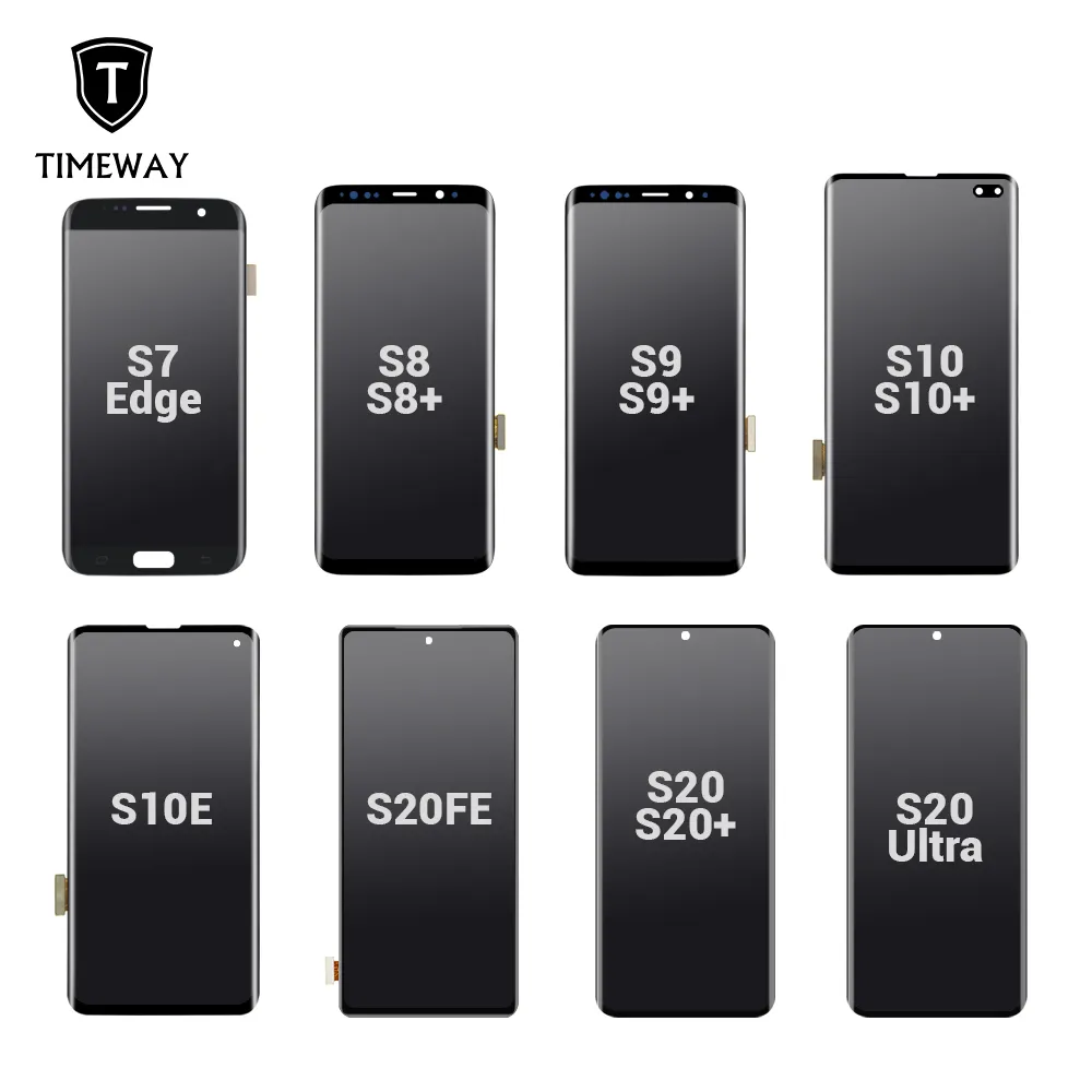 Lcd per telefoni cellulari per Alibaba express in spagnolo per Samsung Galaxy S6 S8 S9 S10 s7 S20 S21 edge display lcd