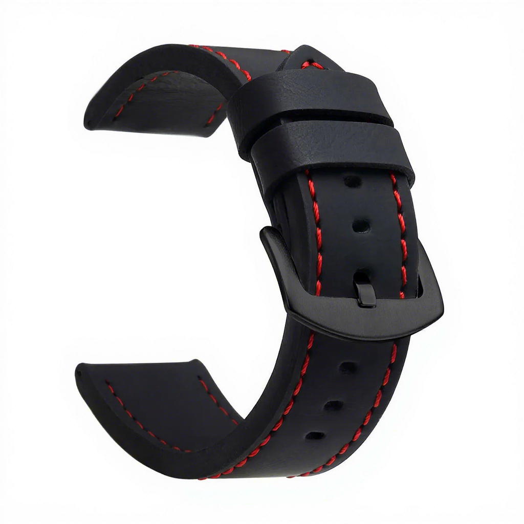 Black band red thread-black buckle