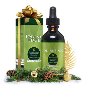 OEM Iodine Edge Organic nascent Advanced Iodine liquid Drops for Thyroid Supportブーストされたエネルギー認知機能と免疫 - Product Image 1