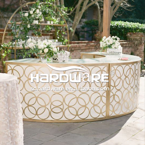 Ngoài Trời Đảng Bar Bàn Bán Vòng Tròn Chiếu Sáng Led Light Retro Bar Counter - Product Image 1