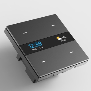 Schermo a pulsante in alluminio M8pro con interruttore intelligente Tuya Zigbee 4 interruttori e 4 scene-per uso domestico e alberghiero - Product Image 6
