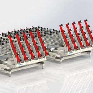 Macchina per la produzione di vetro temprato ad alta velocità per lo scarico di un nuovo sistema di produzione di componenti della pompa del motore - Product Image 1