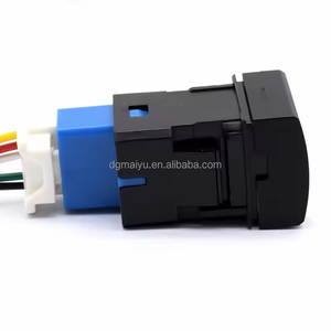 Quảng trường 22x22mm DC 12V 3A Xe Dẫn thanh ánh sáng Dash đẩy nút chuyển đổi cho TOYOTA 150 loạt gdj150r Landcruiser Prado - Product Image 3