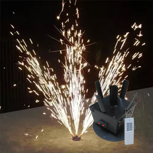 D08 8 kanal soğuk pyro elektrikli ateşleyiciler taban döndür salıncak tekerlekli kablosuz uzaktan kumanda sahne çeşme havai fişek ateşleme sistemi - Product Image 2