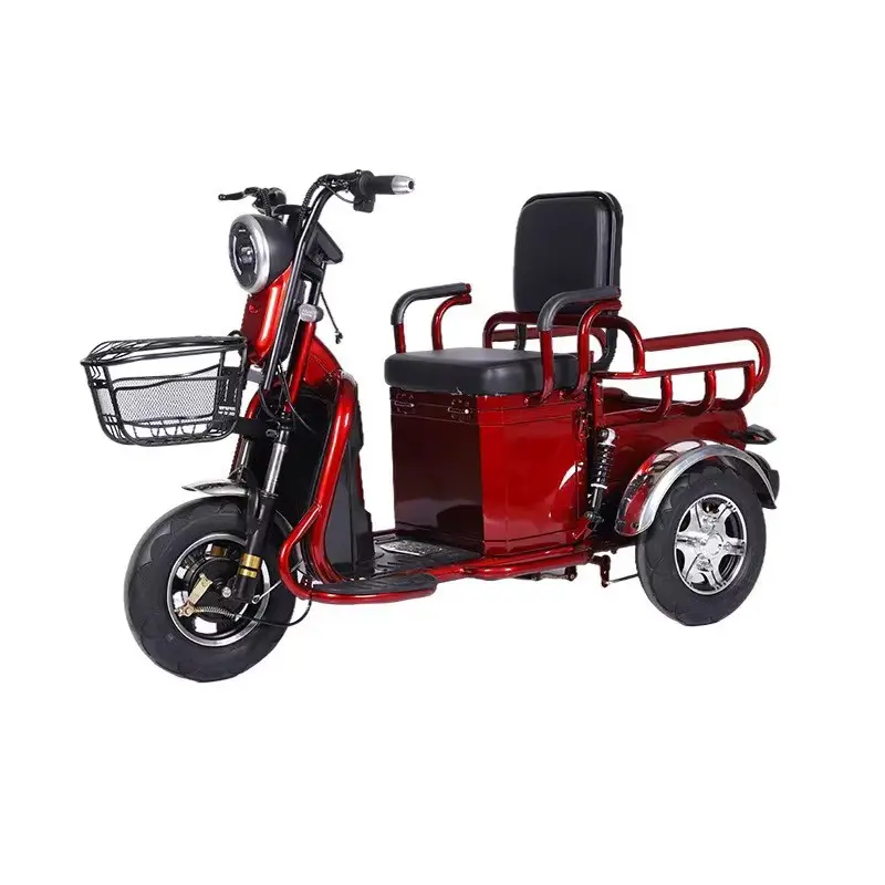 China Elderly Electric 3 wheel folding electric battery bicycle bike Tricycles Cheap Adult Three Wheel Electric Tricycles