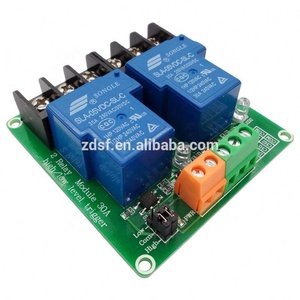 Módulo de relé de alto y bajo nivel 2 30A, 5V, 12V, 24V, control inteligente PLC de automatización del hogar - Product Image 2