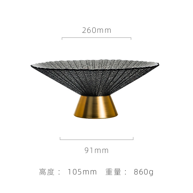 Assiette moyenne Noble Feather Ash