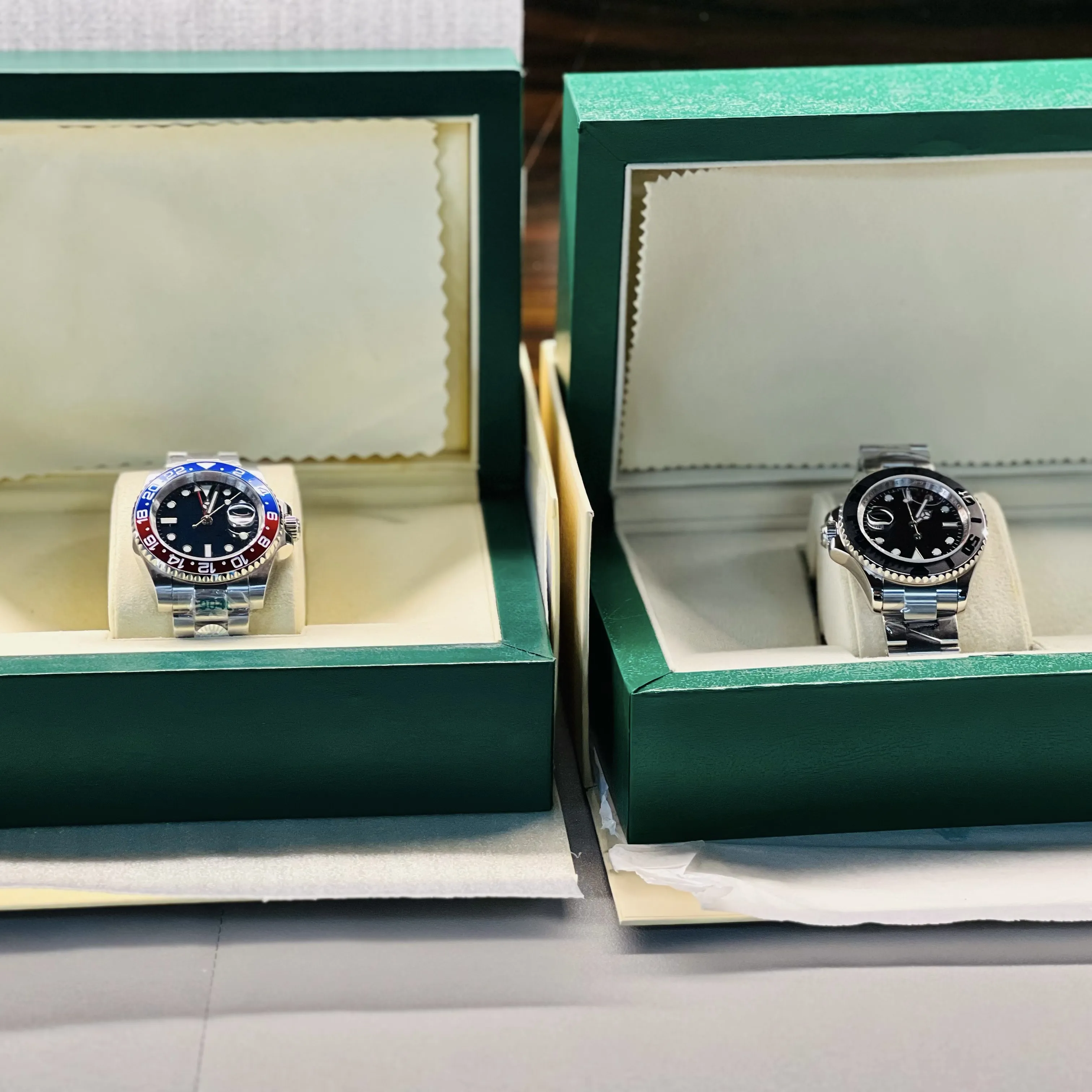 Venta al por mayor OEM 5A Rolex lujo de alta calidad mecánico personalizado reloj Super Clone 904L acero zafiro espejo reloj
