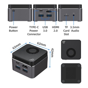 HelorPC Mini PC <strong>Computer</strong> Factory's New Product J4125 Quad-core Desktop <strong>Computer</strong> DDR4 <strong>Type</strong>-C <strong>Embedded</strong> Mini PC - Product Image 5