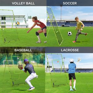 כדורעף rebounder נטו רשת כדורעף 4 x7ft להקפיץ רשת עם 5 זוויות ריבאונד מטרה ניפון - Product Image 6