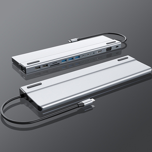 14 puertos USB C Hub 14 en 1 Estación de acoplamiento para computadora portátil USB 3,0 Hub para PC Mac Laptop Notebook Computadora de escritorio - Product Image 1