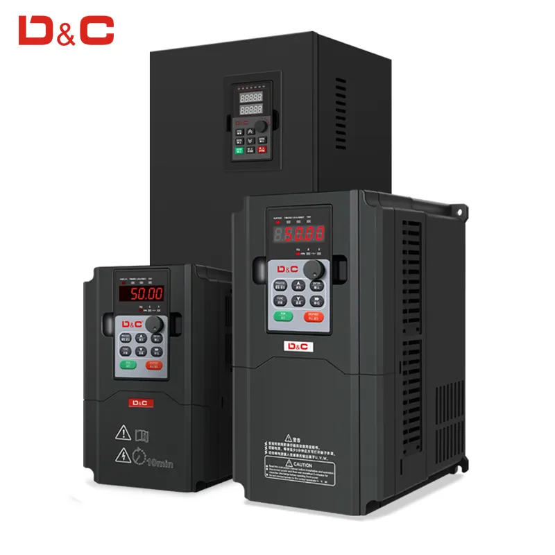 Inversor de frecuencia Vfd Vsd 0.75kw 1.5kw 2.2kw 3kw 3.7kw 4kw 5.5kw 7.5kw 11kw 15kw 18.5kw 3ph 50Hz 60Hz Ac Moto Drive