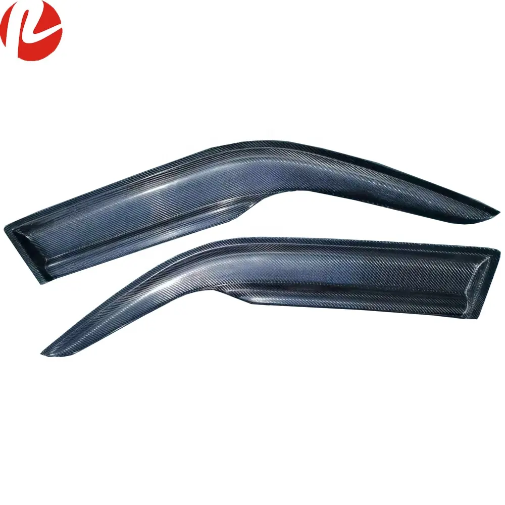 Handmade Carbon Side Visor Cho Hiace 200 Series Bảo Vệ Mưa 2005-2016 KDH200 Phía Trước Chiều Rộng Cửa Sổ Mặt Trời Mưa Lá Chắn