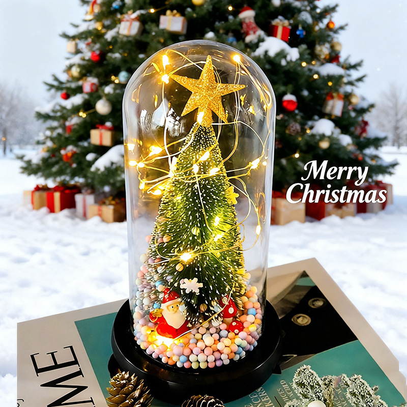 Green Christmas Tree - Mushroom Style