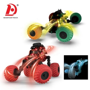 HUADA 2.4G <strong>4CH</strong> <strong>Light</strong> up Remote Control Racing Stunt Truck Toy Animal Dinosaur <strong>RC</strong> Drift Folding <strong>Car</strong> Toys Radio Control Toy - Product Image 3