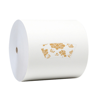 PE kaplamalı kağıt bardak sac kağıt bardaklar hammadde % 100% Virgin Bagasse Pulp desen yaprak kağıt zanaat - Product Image 2