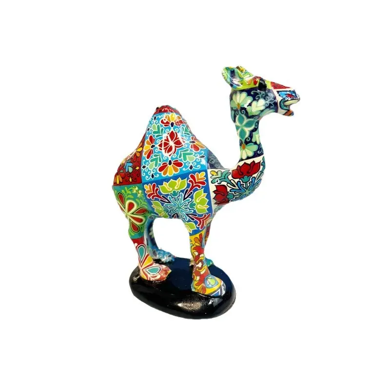 custom souvenir water decal transfer street art pop art modern design llama camel figurine statue