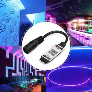1 шт. миниатюрная светодиодная RGB-лента, контроллер освещения, беспроводное управление смартфоном, постоянный ток 5-24 в 6 А для RGB-ленты 3528 5050 - Product Image 4