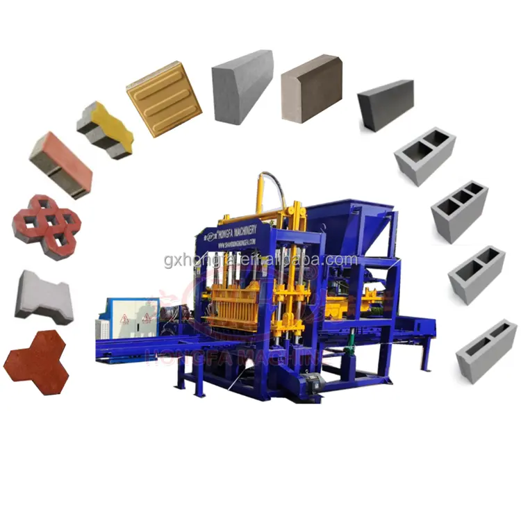 The Pavements of The Streets and Curbs of Sidewalks Brick Making Machine