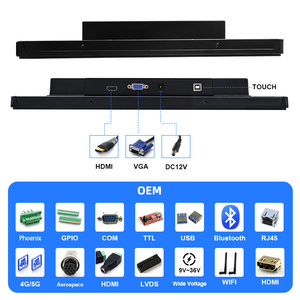 OEM Waterproof Open Frame <strong>Embedded</strong> Dustproof Full Lamination Touch Screen Industrial Monitor for Textile Production Equipment - Product Image 3