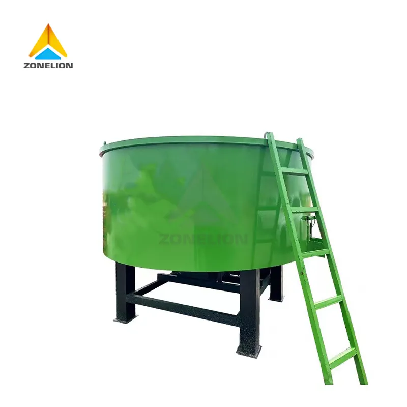 China Machinery Forced Vertical Electric Diesel Concrete Cement Pan Mixer Machine