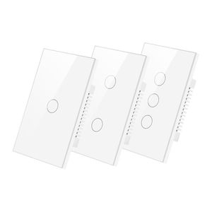 Werkseitig US-Typ Smart Home WiFi-gesteuerter Lichtsc halter 220V 1 2 3 4-Gang-Smart-Lichtschalter ZA Standard Load 1000W Timer - Product Image 2