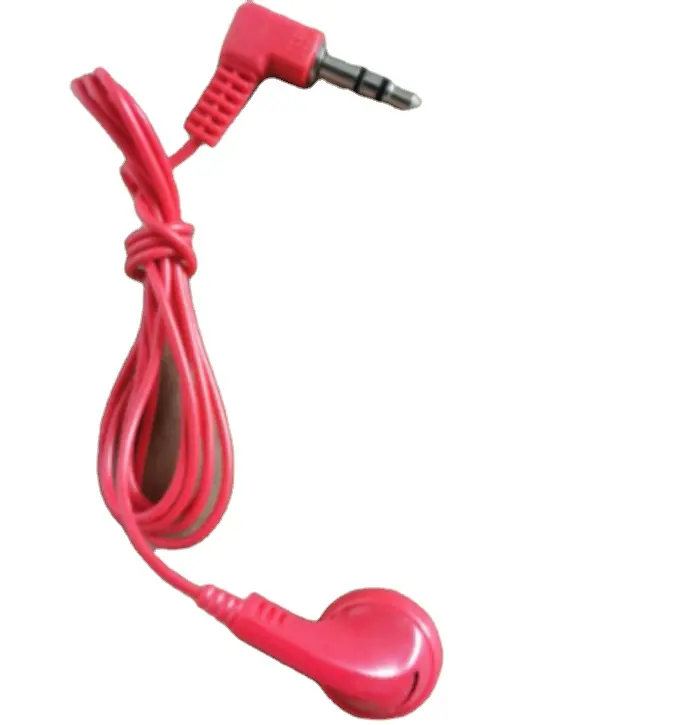 Cuffia-auriculares cableta desechables, audífonos estéreo de 3,5mm, con cable, una sola oreja