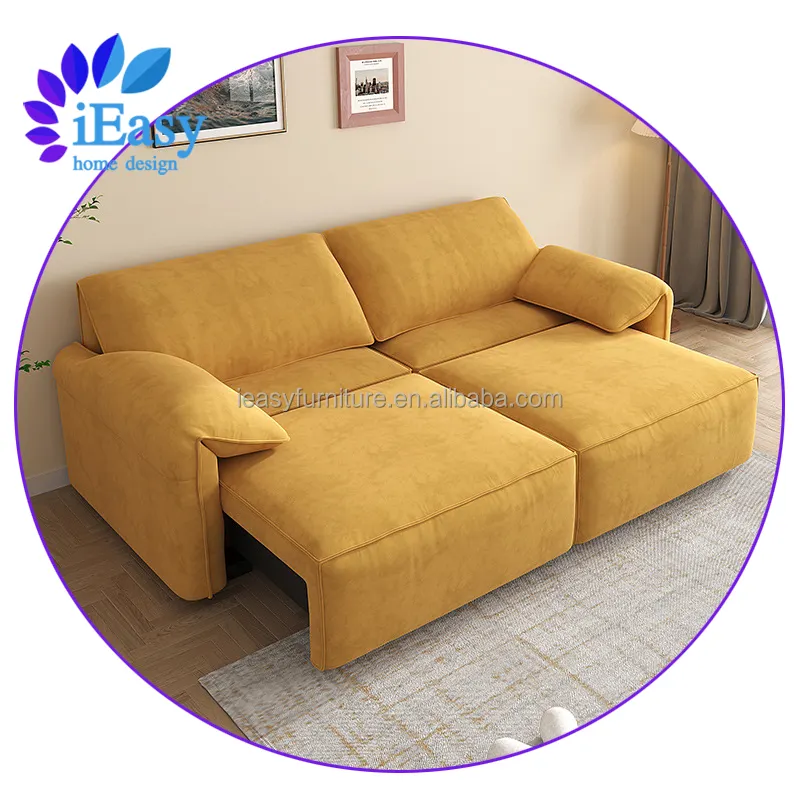 IEasy mobili in tessuto moderno divano letto reclinabile moderno design italiano divano letto elettrico divano letto pieghevole divano letto