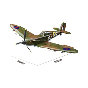 QuanGuan 100279 New British Spitfire Small Particle Boy Educational <strong>Toy</strong> Gift 682pcs Building Blocks Sets - Product Image 1