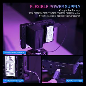 FEELWORLD F5 Pro จอภาพกล้อง V4 6นิ้ว, จอภาพแบบสัมผัสกล้อง DSLR กล้อง HDMI DSLR จอภาพภาคสนาม F970ชุดจ่ายไฟโดยตรง - Product Image 4