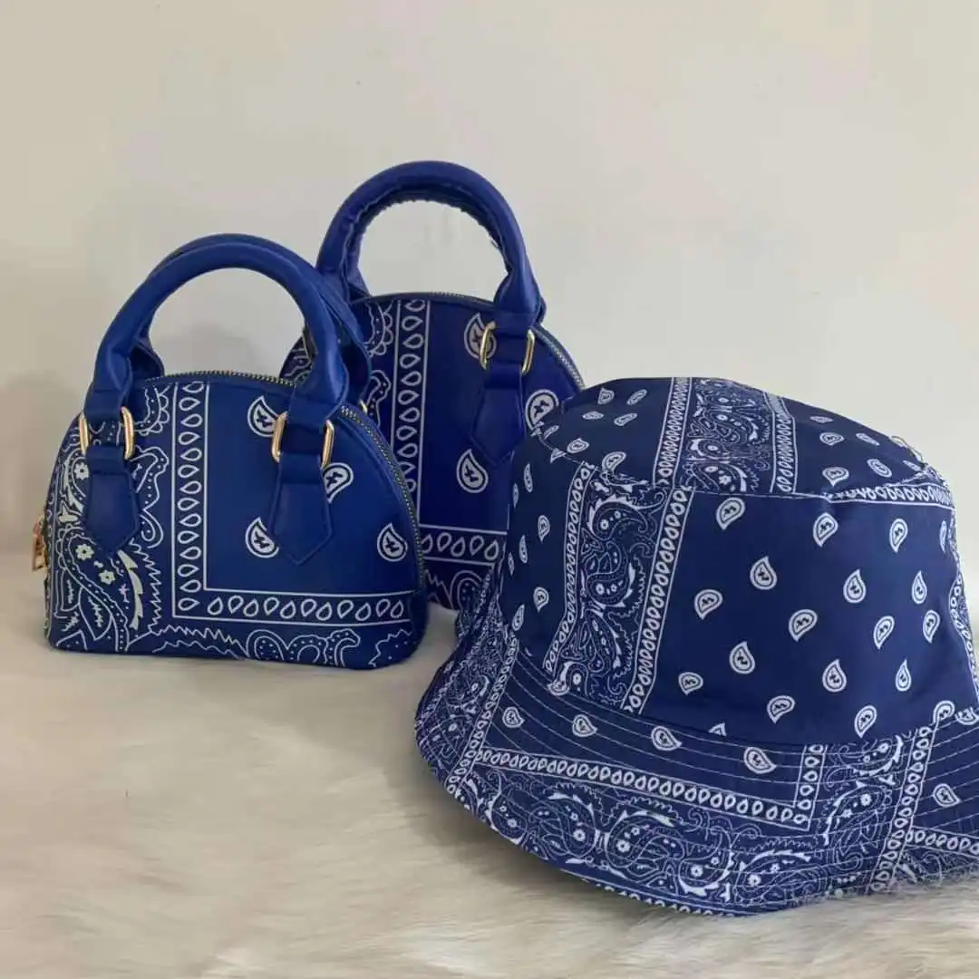 2021 Cowboy Beanie Hat And Bandana Purse Set Jelly Purse Set Cooler Buckets Hat Handbags Women Handbags Ladies Hand Bags