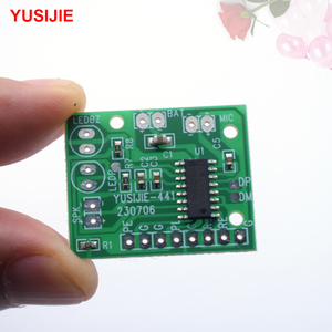Yusijie441 ערכת מתנה אלקטרונית איכות צליל טובה עם 40 שניות הקלטה & מהבהב מודול pcba