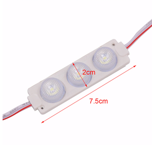 DC 12V 3WLEDモジュール (インジェクションレンズ付き) SMD30303LED/pc広告デザインLED照明モジュール高輝度モジュール - Product Image 5