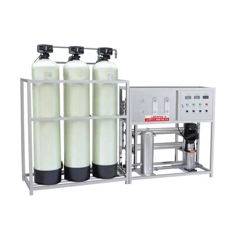 Industrial 1000 lph sal Planta de Tratamiento de Agua automática sistema tratamiento de agua Osmosis inversa