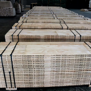 Tablero de Andamio de Madera Contrachapada de Pino de la Mejor Calidad Hecho en China, Utilizado para la Construcción y la Industria Inmobiliaria - Product Image 1