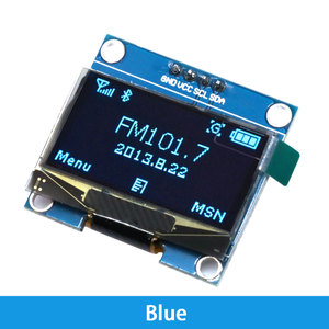 1,3 "OLED-Modul weiße und blaue Farbe 128 X64 1,3 Zoll OLED LCD LED-Anzeige modul Für Arduino 1,3" IIC Communicate