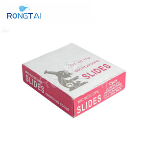 Rongtai Ui Wortel <span class=keywords><strong>Tip</strong></span> Microscoop Glaasje Productie Microscoop Depressie Glaasjes China Gekleurde Microscoop Glaasje - Product Image 5