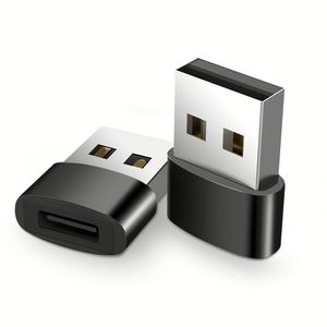 热卖USB A公到C型母充电适配器USB C到USB A适配器2023出厂价格